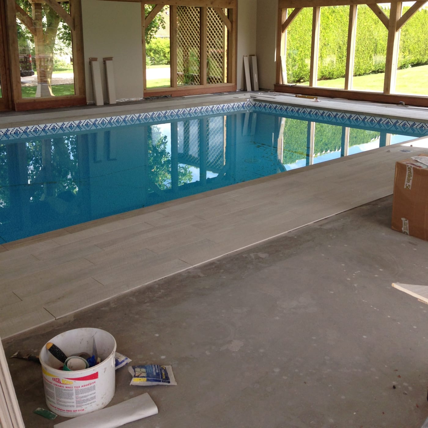 Pool House Tiling